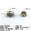 Conector de rosca rápida neumático original PC rosca rápida cable exterior recto de latón rosca rápida recto conector de tubería de gas tuerca de bloqueo recto