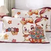 Toalla de almohada de algodón de gasa gruesa de ocho capas 52 cm * 78 cm suave toalla de almohada para pareja de caramelo toalla de almohada de dibujos animados cama