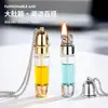 Armazém de Óleo Transparente Design Criativo Mini Isqueiro a Querosene Colar Pingente Portátil Presente Isqueiro a Querosene
