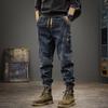 Otoño e Invierno Jeans Holgados para Hombre Modernos Holgados Pierna Harlan Casuales de Trabajo Pantalones Largos para Hombre Talla Extra