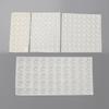Pastilhas de silicone transparentes anti-colisão pés de silicone autoadesivos antiderrapantes adesivos de silêncio proteção amortecedora pastilhas de silicone anti-colisão em estoque