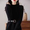 Vestido Jersey Suelto de Punto de Media Longitud Estilo Coreano Otoño/Invierno 2025 para Mujer, Top Base Ajustado de Punto Tendencia