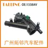 Adequado para Modelos Novos e Antigos Peugeot 307/308/406/407 Conjunto da Saída de Água Termostato 1338Av