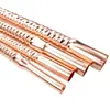 Ar Condicionado Tubo Corrugado de Cobre Roxo Tubo Corrugado Oblíquo 10 12 16 19mm Acessórios para Ar Condicionado Tubo Rosqueado Tubo com Conexão Soldada