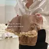 Traje Gris de Moda Cálido de Alta Gama con Pantalones de Campana, Ropa Coreana Linda para Niños 25 Nuevo Estilo de Invierno, Dulce, Moda para Bebé Niña