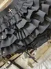 Subcultura Estilo Gótico Cruz Preto Saia Bolo Feminina Verão Sexy Saia Fofa Cintura Alta Saia Justa