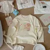 [Oferta Especial] Camiseta Infantil Estampada de Manga Longa em Vários Tamanhos, Novo Estilo de Primavera para Meninas, Blusa Fofa e Estilosa
