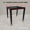 Perna de suporte perna de banquinho universal de quatro pernas suporte inferior de perna de cadeira estrutura de suporte de perna base de cadeira de jantar de ferro forjado produto semi-acabado outro
