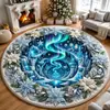 Alfombra de terciopelo de cristal transfronteriza, alfombra de sala de estar navideña visual 3D, alfombra duradera y decorativa, venta al por mayor del fabricante