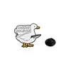 Broche Serie Pato de Dibujos Animados Insignia de Pato Ropa Bolsa Estuche para Lápices Broche de Pato Lindo Estilo Japonés En Stock Transfronterizo