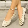 Zapatos planos de lunares para mujer, nueva colección primavera/verano 2026, perfectos con vestidos, estilo Mary Jane, zapatos de noche, mocasines y zapatos sin cordones