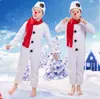 Traje de Muñeco de Nieve Navideño para Niños Elfo Navideño Bebé Navideño Traje de Actuación de Bebé de Nieve