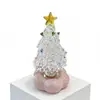 10.5cm Base Giratoria de Cerámica Jingdezhen Adorno de Árbol de Navidad Manualidades de Vidrio Cerámicas Navideñas