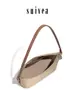 2026 Diseño de Nicho Estilo Ins Bolso de Hombro Tejido de Nylon Simple Bolso Baguette Moda Primavera/Verano Bolso Dopamina para Teléfono