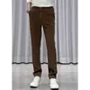 Calça Casual Personalizada Verão Novo Estilo Frescor de Gelo Confortável Reta Solta Versátil Fashionável Alta Qualidade Calça Casual