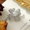 Broche Flor Liga Pérola Geométrica Decoração Estilo Luxo Leve High-End Simples e Elegante Acessórios Casaco Terno Corsage