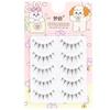 Pestañas postizas Menglu W-12 transparentes con tallo completo, con cola de ojo y tirador largo, de dibujos animados, versión natural transparente para mujeres