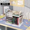 Caja de Almacenamiento para Libros Aula Uso en Casa Organizador de Libros Viejos Escritorio de Estudiante Transparente a Prueba de Polvo Bolsa Plegable para Libros