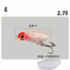 [Ninfas Sándwich de Caparazón Blando] Cebo de Insecto Japonés Micro Cebo Cebo Falso Lápiz Flotante Mino Boca de Caballo Mudo Verde Ligeramente