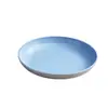 Prato redondo de 20cm prato doméstico prato colorido estilo japonês de palha de trigo prato de plástico criativo resistente a quedas conjunto de talheres para comida ocidental
