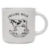 Caneca Leite Cremoso 180ml Cerâmica Branca - Lyor