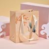 Caja de papel estilo chino con diseño de Meihe para joyería, collar, anillo, regalo de cumpleaños y vacaciones