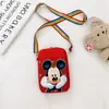 2025 Nueva Bolsa Cruzada Popular en Internet Bolsa Infantil para Niños y Niñas Bolsa de Teléfono Móvil de Dibujos Animados Mini Fresca Dulce Billetera para Monedas