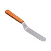 Yabao Suministros para Hornear Espátula para Pasteles Raspador de Crema Espátula Curva con Mango de Madera Espátula Angular para Aceite de Pastel Herramientas para Postres