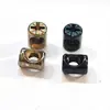 Tuerca de martillo de aleación de zinc, tuerca de martillo, tuerca de agujero cruzado, tuerca embutida, conector dos en uno, tuerca de cabeza cruzada