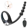Funda para Pene Resonador Masculino y Femenino Control Remoto Inalámbrico Bloqueo de Perla Trasera Anillo de Esperma Productos Sexuales para Parejas Sexy Venta al por Mayor Entrega