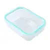 Fiambrera de Vidrio, Apta para Microondas, Fiambrera Rectangular, Fiambrera para Oficinistas, Recipiente Doméstico para Guardar Alimentos