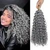 Cabelo de Crochê de Fibra Química Gogo Curl Cabelo de Crochê Peruca Ondulada Multi-Tamanho Dropshipping
