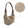 Bolso de mano coreano de diseño de nicho versátil nuevo para el día a día, bolso tipo dumpling versátil casual de un solo hombro, bolso de axila para mujer, de alta gama
