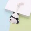 Lindo llavero de panda emo hecho a mano DIY colgante pequeño para bolsa personalizado creativo colgante para coche adornos para bolsa de PU