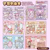 Libro de Pegatinas Nuevo Juego de Disfraces Xinmo Girl de Lingmo Supply Chain, Pegatinas Energéticas de Maquillaje de Princesa, Colección Brillante