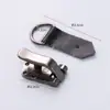 Botões de Metal para Casaco de Pelo de Vison com Diamantes, Gancho Especial para Roupas de Pelo de Luxo Femininas, Botões de Bico de Pato em Couro