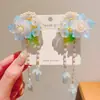 2025 Nuevos Accesorios para el Cabello Dinastía Han Pasadores para Niños Pasadores para el Cabello de Niñas Lazo Borla Pasadores Estilo Antiguo Accesorios para Falda de Cara de Caballo Tocado