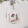 Nuevo colgante de árbol de Navidad transfronterizo, letrero de madera creativo para casa, pieza hueca de madera, decoraciones navideñas