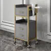 Gabinete para Cortar el Cabello de Barbería, Herramientas de Salón de Peluquería, Gabinete de Herramientas de Peluquería, Carrito de Salón de Belleza Equipo Estándar