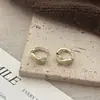Nuevos Pendientes de Cruz Dorados en Cobre Esmerilado, Dorados Elegantes, Lujo Ligero, Sencillos, Versátiles, Modernos y Exquisitos, Moda para el Trayecto Diario para Mujeres