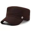 Gorra Hombres Primavera y Otoño Nueva Gorra Plana Sombrero de Sol para Exteriores Versátil Casual para Exteriores Gorra de Pico para Mediana Edad y Personas Mayores