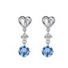Pendientes Transfronterizos Modelo Nuevo de Plata de Ley S925 para Mujer, Pendientes de Borlas, Estilo Ins, Moissanita de Alta Gama, Venta al por Mayor desde el Fabricante