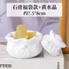 Difusor de pedra bruta de cristal natural, pode ser pintado, ornamento de gesso para aromaterapia, item decorativo personalizado feito à mão, ornamento de cristal para casa