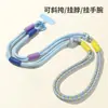 Cordón para teléfono transfronterizo, correa de muñeca ajustable, se puede usar cruzado o alrededor del cuello, diseño tejido, adecuado para viajes, venta al por mayor y estilo minimalista