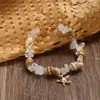 Pulsera de Estrellas de Mar, Conchas y Caracolas Estilo Natural Transfronteriza Europea y Americana Más Vendida Pulsera de Perlas de Arroz Temperamento Pequeño y Fresco