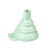 Embudo retráctil plegable para aceite doméstico, embudo de silicona de gran diámetro para verter aceite, embudo pequeño para vino.
