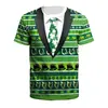 Comércio Exterior Verão Transfronteiriço Comércio Exterior Suprimento St. Camiseta Verde com Estampa Digital Redonda Dia de São Patrício