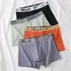 Ropa Interior de Hombre de Moda, Algodón Puro, Cómoda y Transpirable, Calzoncillos tipo bóxer Antibacterianos 5A, Cintura con Letra Personalizada, Calzoncillos tipo bóxer para Hombre