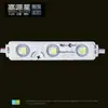 Económico LED Publicidad Moldeo por Inyección 3 Luces Módulo 5054 12V Impermeable Letrero de Carácter Luminoso Fuente de Luz Alto Brillo Envío Gratis