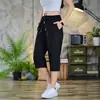Pantalones Cortos de Trabajo Estilo Callejero Japonés para Hombre, Verano Seda de Hielo Finos Sueltos Modernos Versátiles Bolsillo Casual de Cinco Puntos